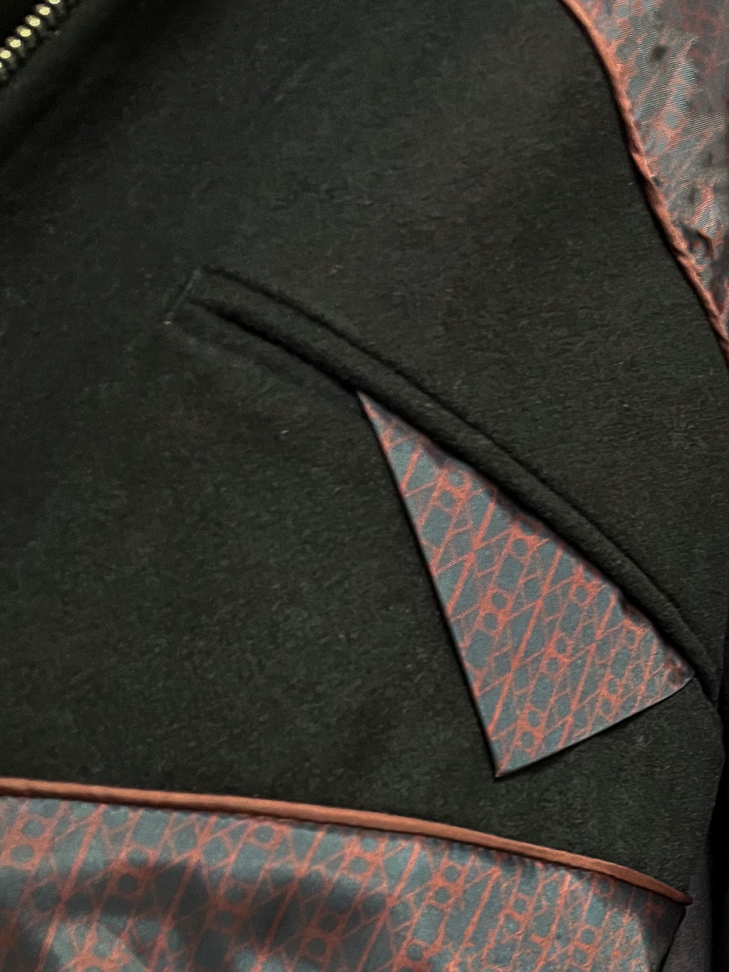 Helsingborg funnel neck wool mix coat - Black