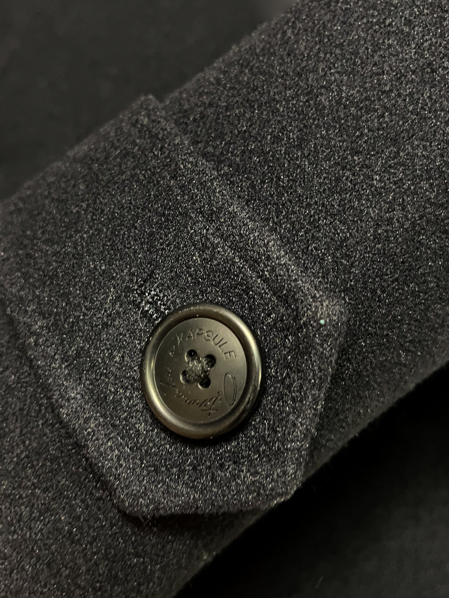 Ragnar reefer faux wool - Navy