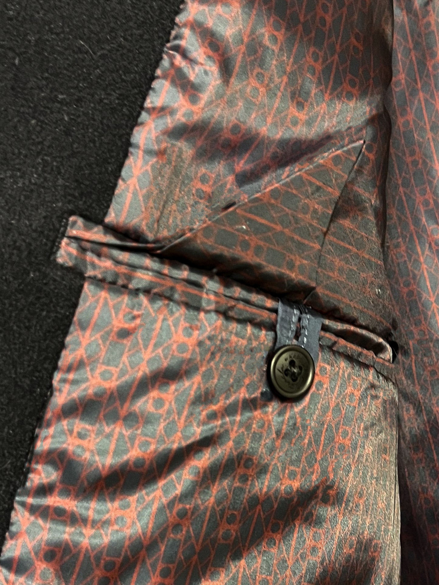 Ragnar reefer faux wool - Navy