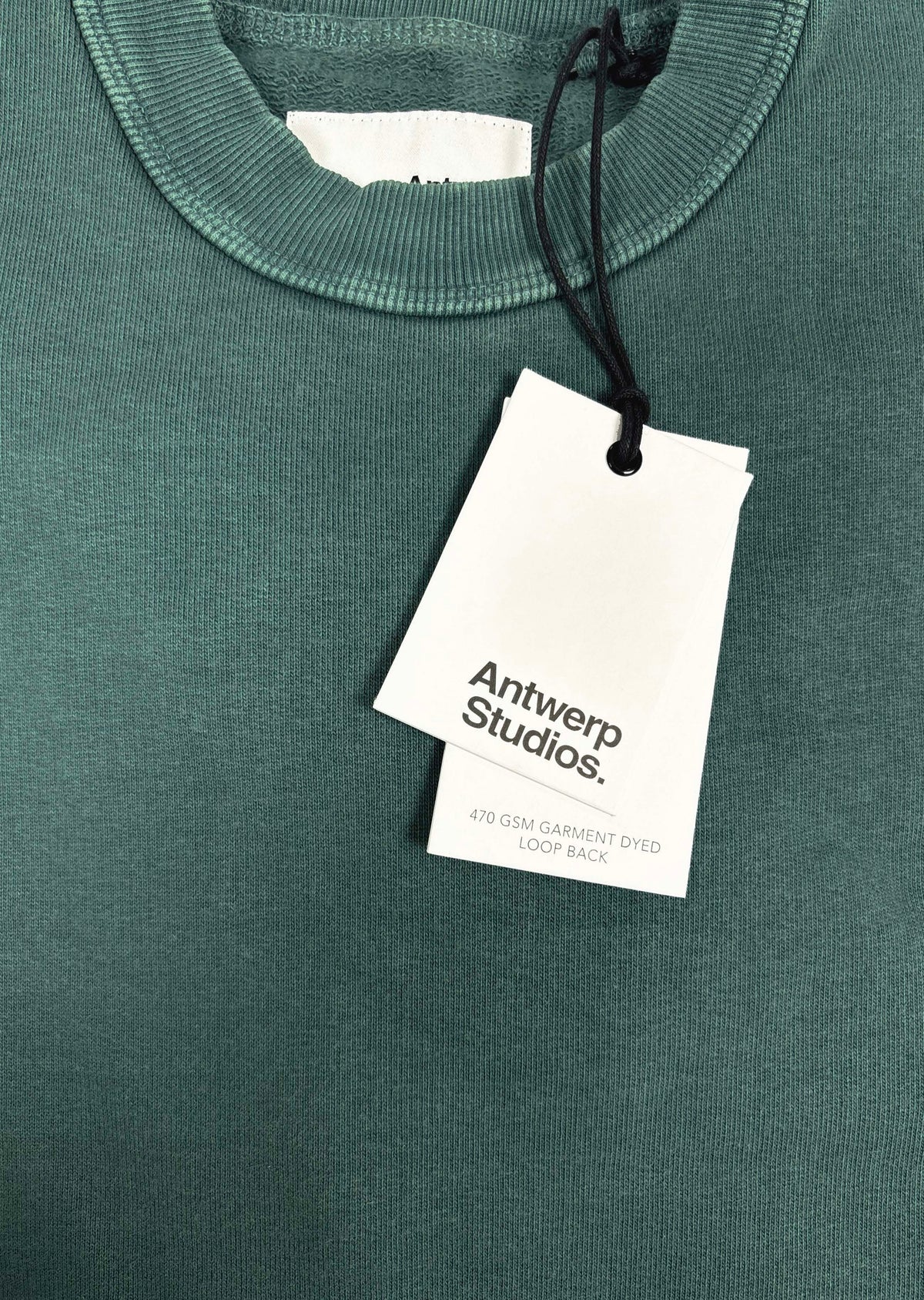 ANTWERP STUDIOS: Thor Garment Dyed Sweatshirt – Peacock