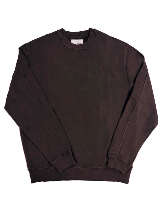 ANTWERP STUDIOS: Thor Garment Dyed Sweatshirt – Chocolate