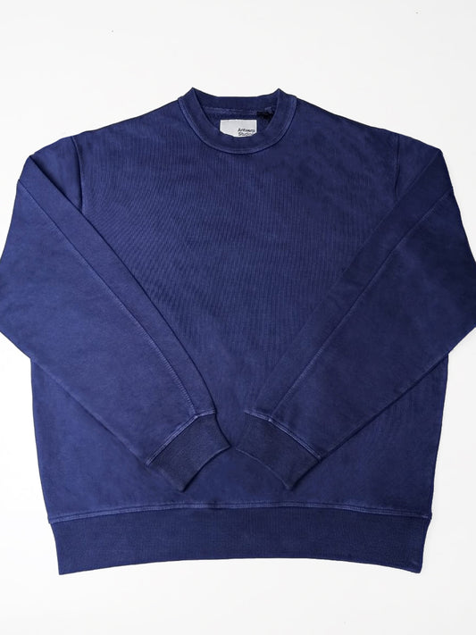 ANTWERP STUDIOS: Thor Garment Dyed Sweatshirt – Indigo