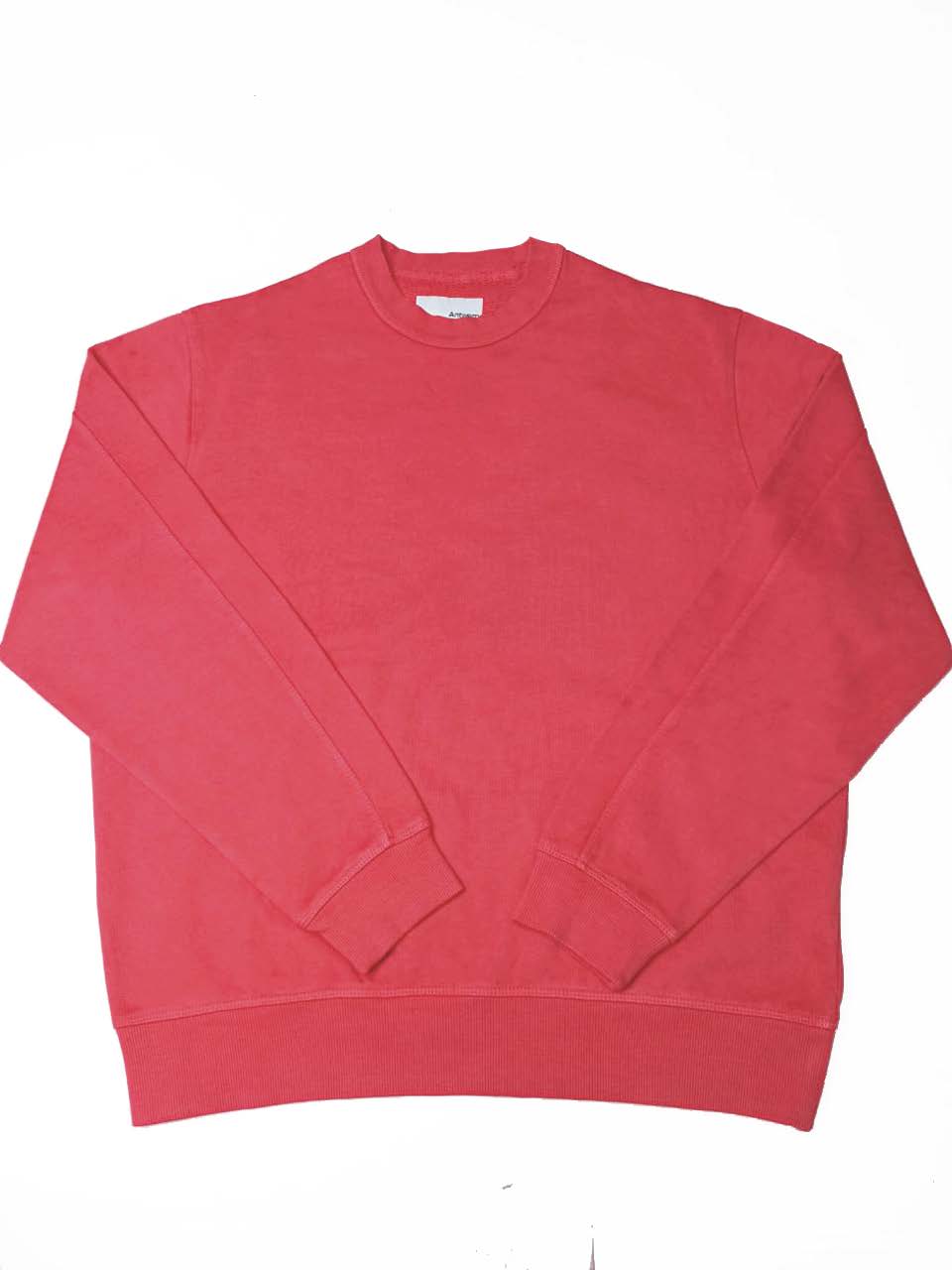 ANTWERP STUDIOS: Thor Garment Dyed Sweatshirt – Raspberry