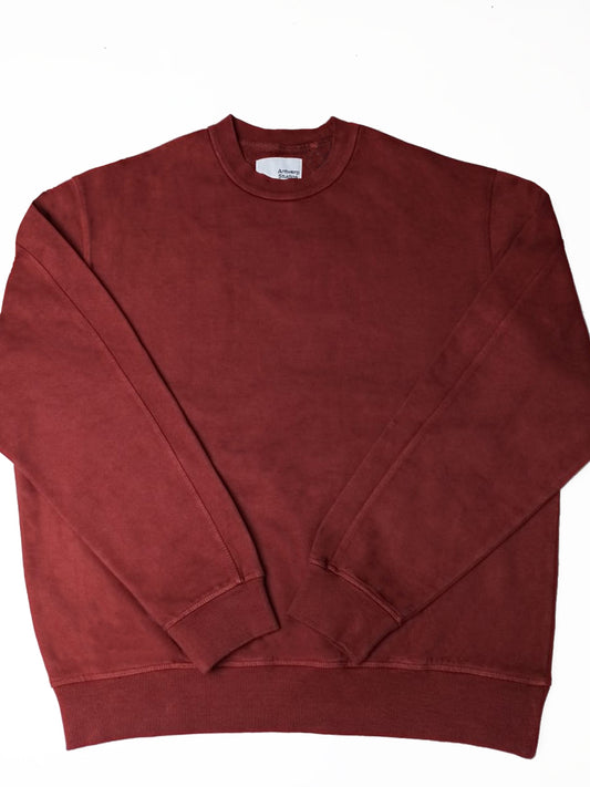 ANTWERP STUDIOS: Thor Garment Dyed Sweatshirt – Terracotta