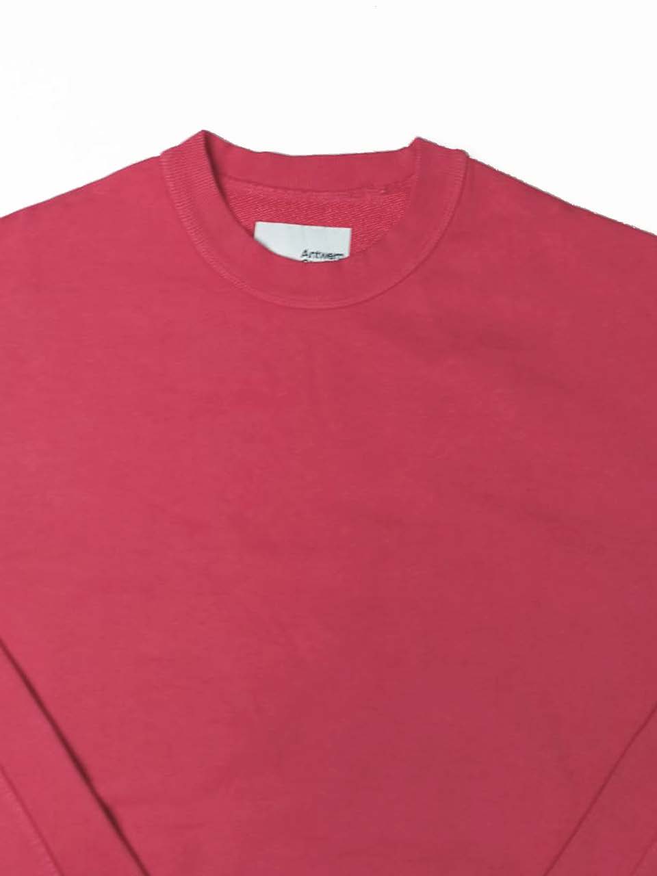 ANTWERP STUDIOS: Thor Garment Dyed Sweatshirt – Raspberry