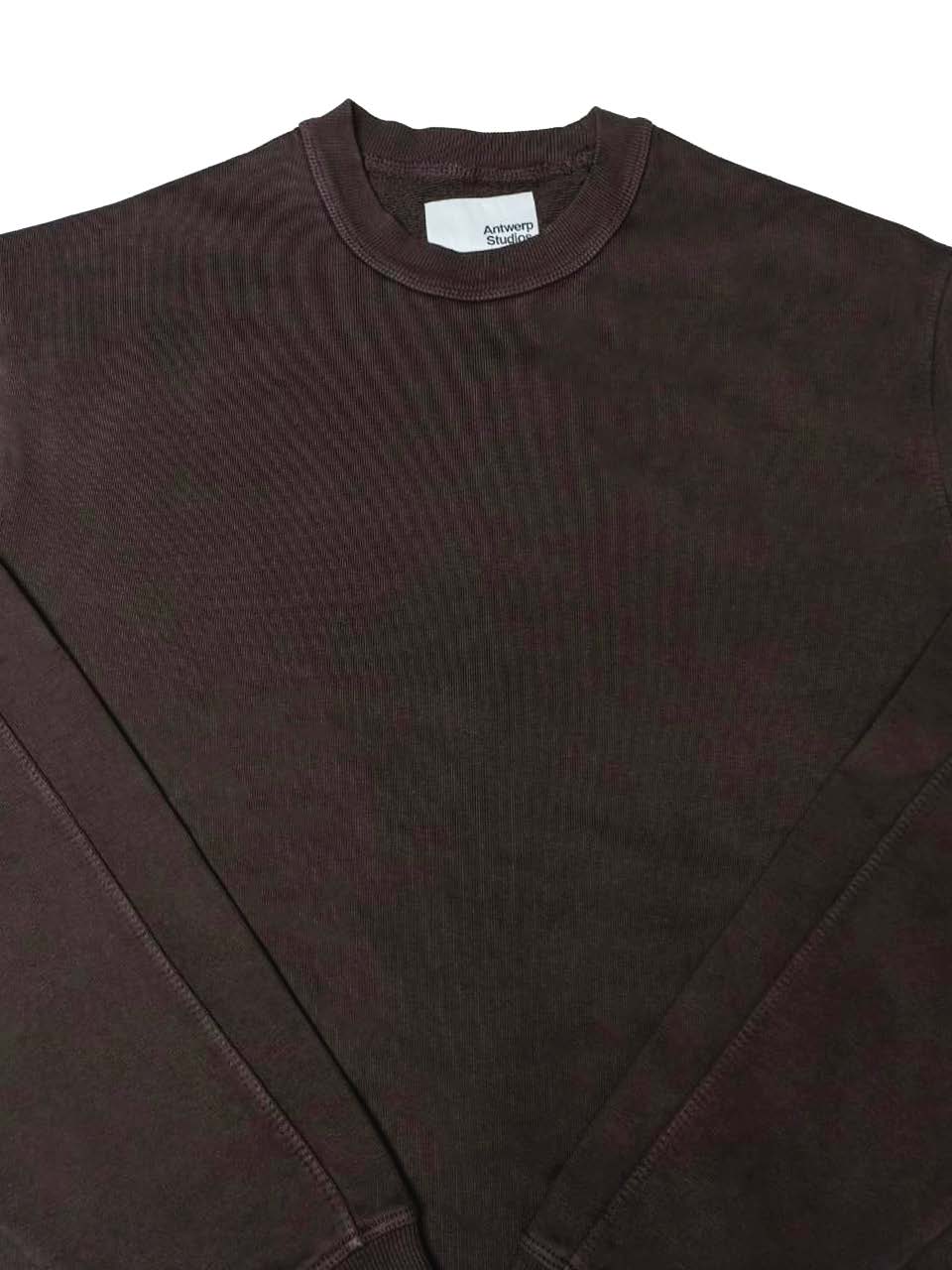 ANTWERP STUDIOS: Thor Garment Dyed Sweatshirt – Chocolate
