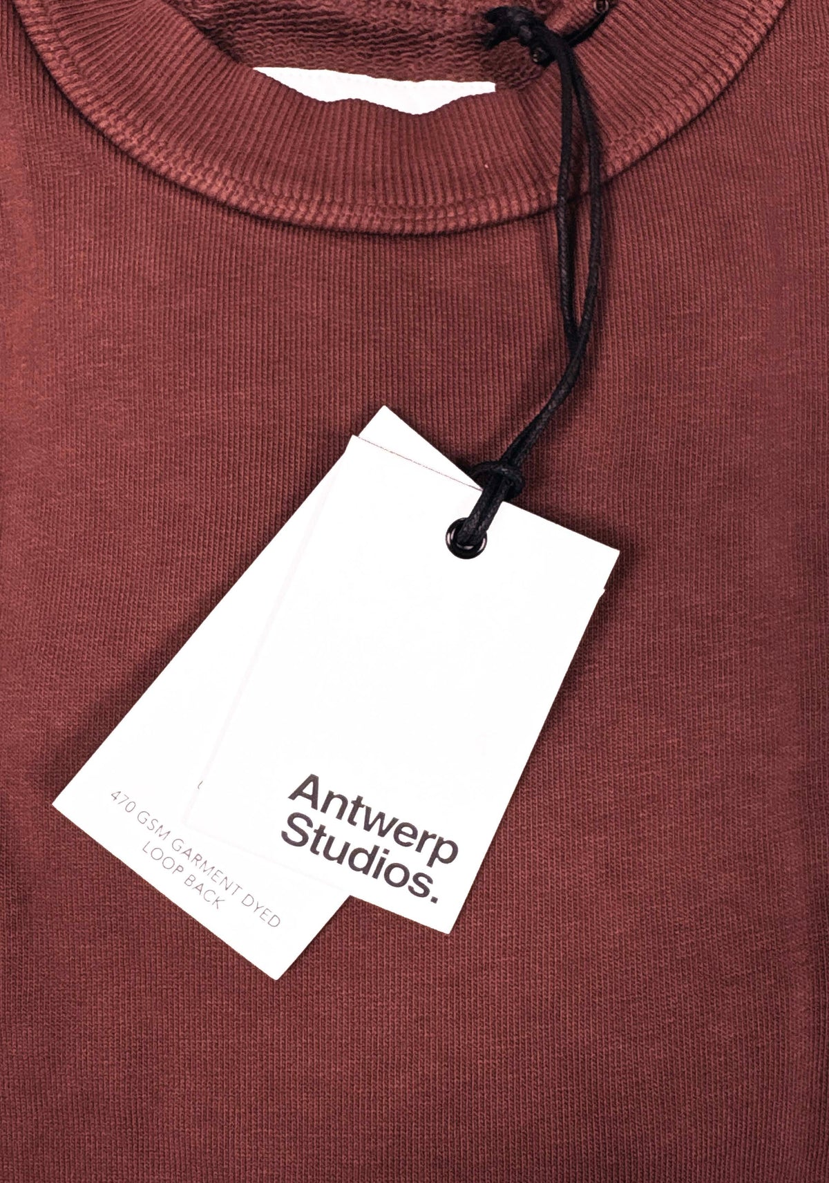ANTWERP STUDIOS: Thor Garment Dyed Sweatshirt – Fired Brick