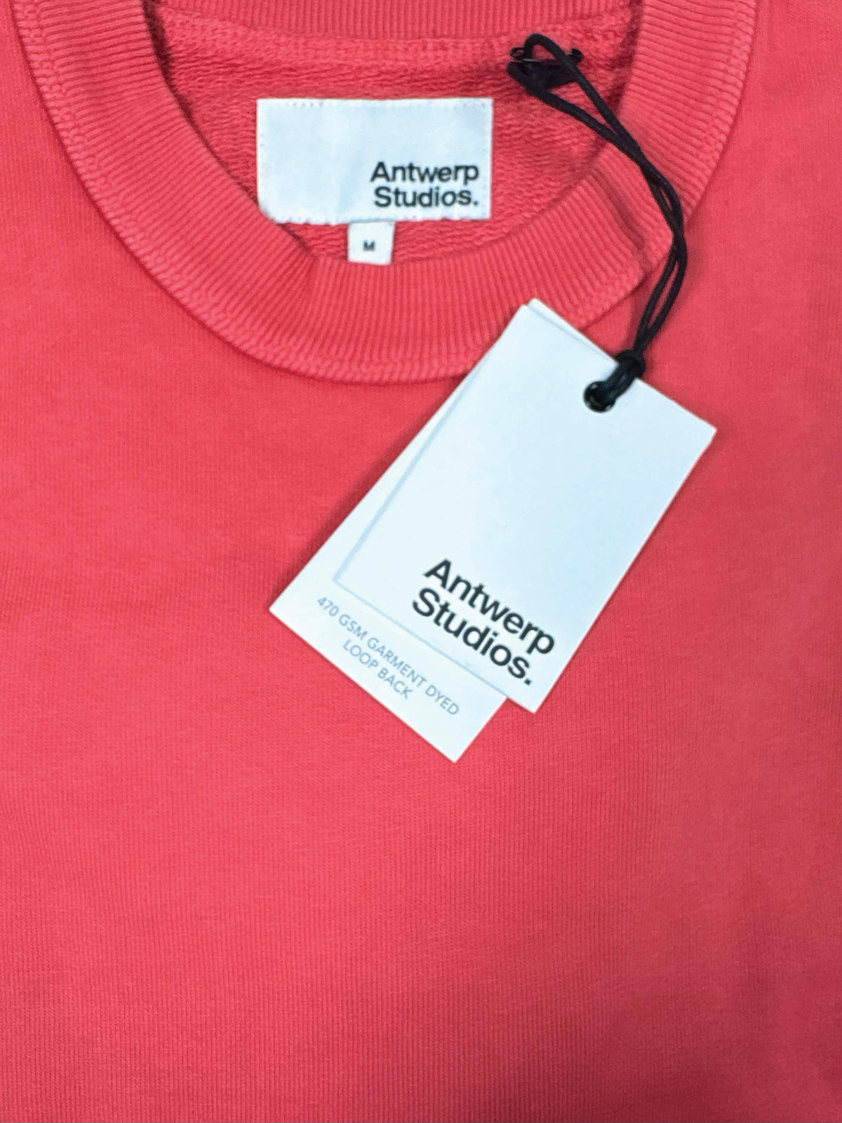 ANTWERP STUDIOS: Thor Garment Dyed Sweatshirt – Raspberry